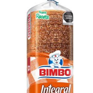 PAN DE CAJA INTEGRAL, BOLSA CON 23 REBANADAS